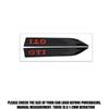 For VW GTD GTI Golf 7 Polo Tiguan Jetta Touran PASSAT CC 2pcs Car Fender Side Blade Emblem Sticker Auto Accessories Car Sticker zd4