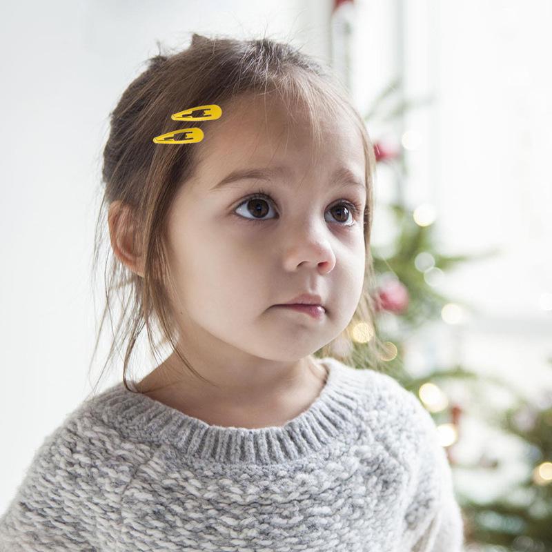 Trendy Kids' Hair Accessories: Cute Animal Metal Hair Clips & Waterdrop Print Crown Side Pins
