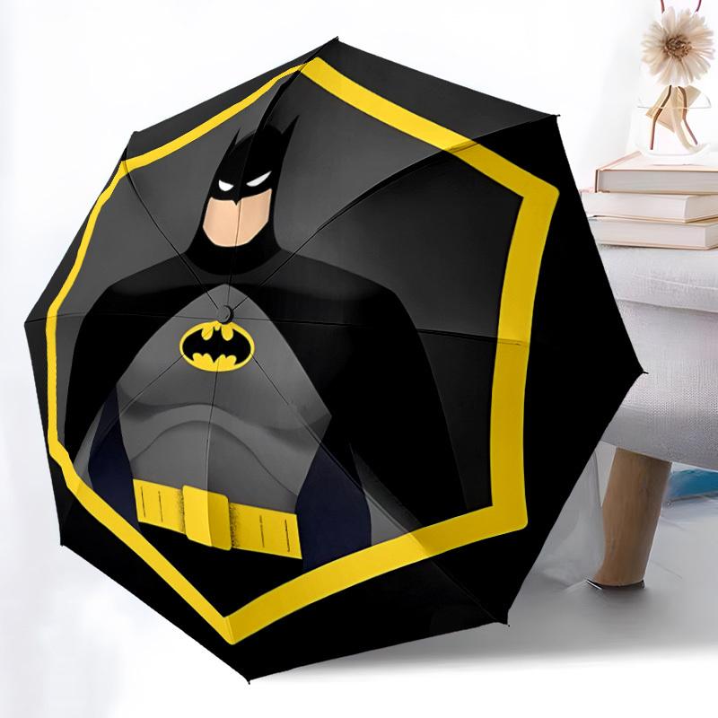 

1pc Batman Automatic Opening/Closing Folding Umbrella with 8 Ribs, Portable Sunshade Umbrella Birthday and Holidays gifts yy250105152