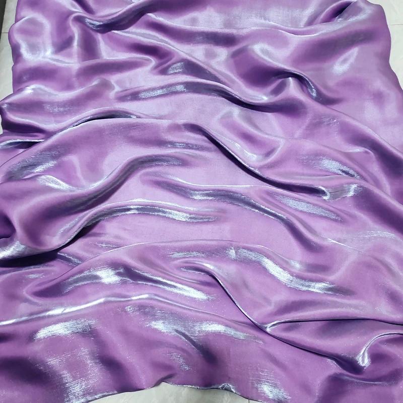 Wide 150cm 1Yard Mermaid Girl Gradient Color Fantasy Satin Fabric for Wedding Dress Hanfu Fashion Clothing Diy Sewing Cloth