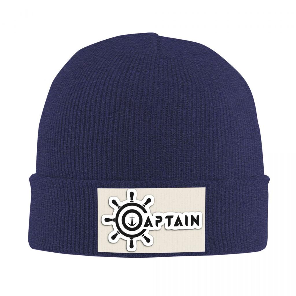 Kapitán Kotva Teplá Pletená Čepice Hip Hop Baret Podzim Zima Venkovní Čepice pro Muže Ženy Dospělé