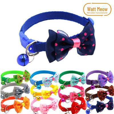 Pet Bow Collar se zvonkem pro kočky a psy