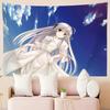Japanese Anime Girl Cartoon Print Tapestry Wall Hanging For Bedroom Room Decor Aesthetic Background Cloth