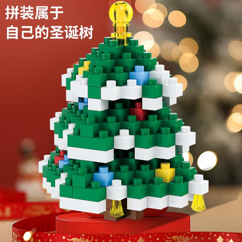 Christmas Gifts Reindeer Mini Building Blocks for Children Girl 6 Year Old christmas winter village mini blocks construction set
