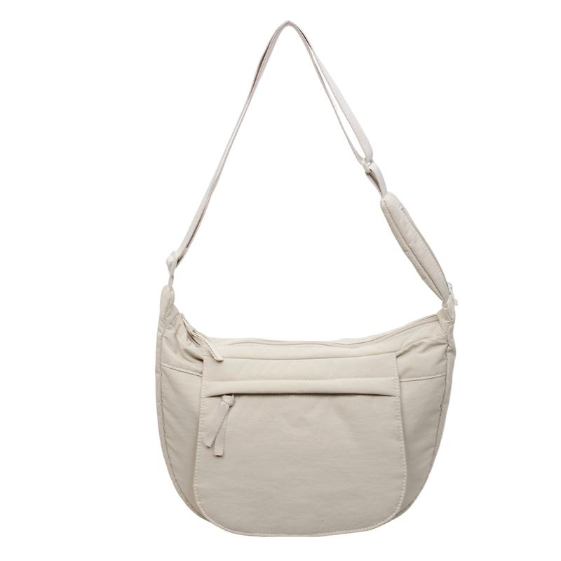 Large Capacity Solid Color Commuter Shoulder Bag Women's Crossbody Bag