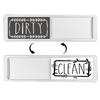1 Stück Geschirrspüler-Magnet Clean Dirty Schild Für Geschirrspüler Oder Kühlschrank, Magnetischer Clean Dirty Geschirrspüler-Magnet-Anzeiger-Markierer