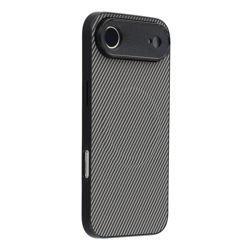 For iPhone Air Magnetic Case Carbon Fiber Texture TPU PC Phone Back Cover