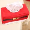 Navidad Noel High Quality Wonderful Tissue Paper Dispenser Christmas Decorations Xmas Tissue Box Cover Flannel New Year Red