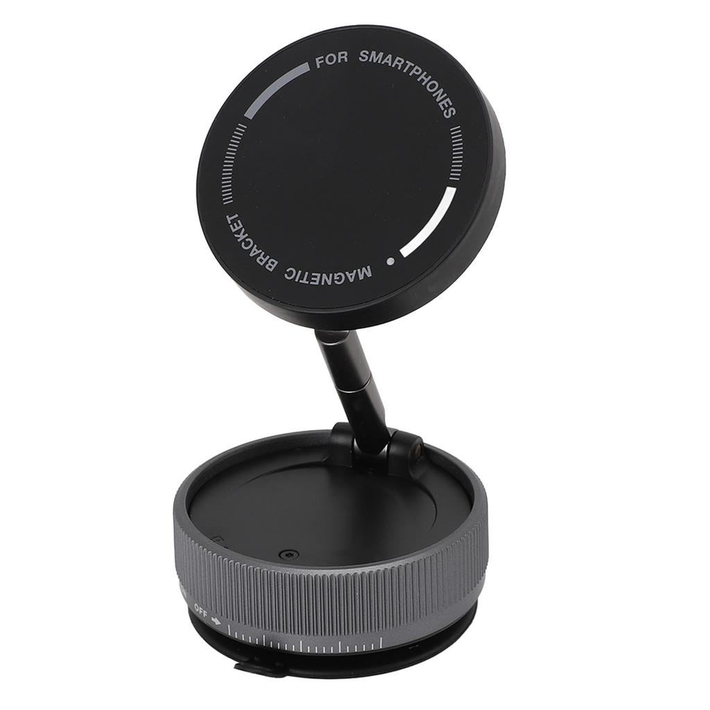 Car Phone Mount Folding Angle Height Magnetic Multifunctional Phone Mount with Vacuum Suction Cup