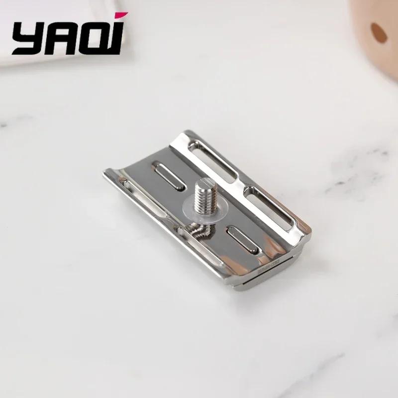 YAQI Ghost 90SB 316 Edelstahl polierter Sicherheitsrasiererkopf mit 0,90 mm Klingenabstand