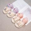 Mädchen Prinzessin Sandalen mit Krone Mode Kinder Schleife Strass Sandalen Kinder Sommer Strand Schuhe Anti-Rutschig Größe 26-37