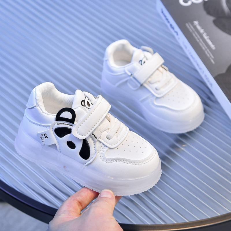 Cartoon Light-Up Baby Shoes | Soft-Sole LED Sneakers for Toddlers, Anti-Slip Board Shoes for Boys & Girls Everyday Sneakers