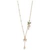Nowe modne naszyjniki choker z emalii Bell Orchids dla kobiet Elegancki naszyjnik z kwiatami roślinnymi Naszyjnik z wisiorkiem ślubnym Biżuteria