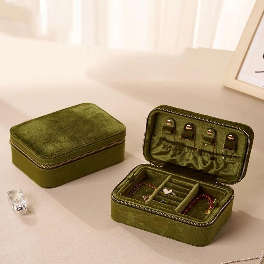 Bracelet Earrings Jewelry Packing Bag Rings Necklace Square Jewelry Box  Travel