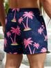 Sommer Strand Stil 3D Gedruckte Lockere Übergröße Schnelltrocknende Shorts