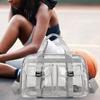 PVC Clear Tote Bag Casual Gym Pouch for Sports Events Beach Commuting Shopping