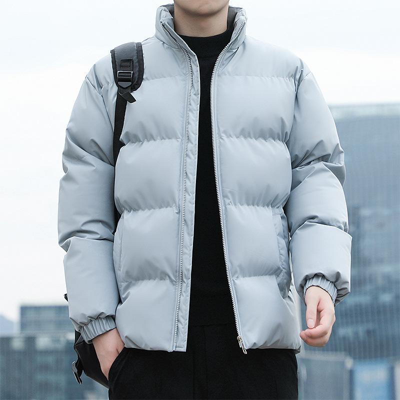 Herren Baumwolljacke Herbst und Winter Übergröße Wattierte Jacke Koreanische Version des Trends Daunen Baumwolljacke Modemarkenjacke