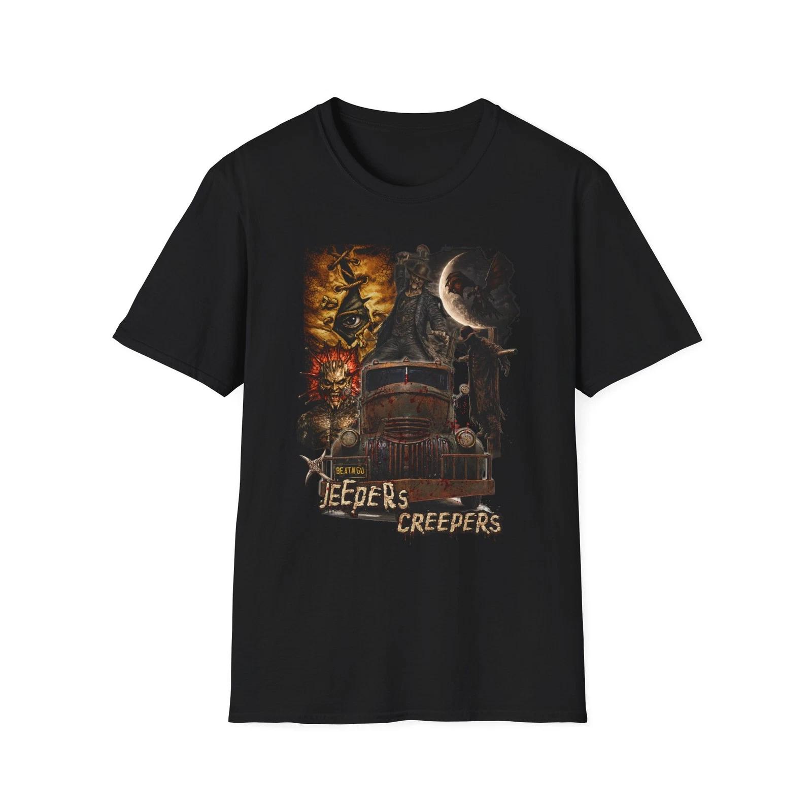 Jeepers Creepers vintage horror collage T-Shirt | S