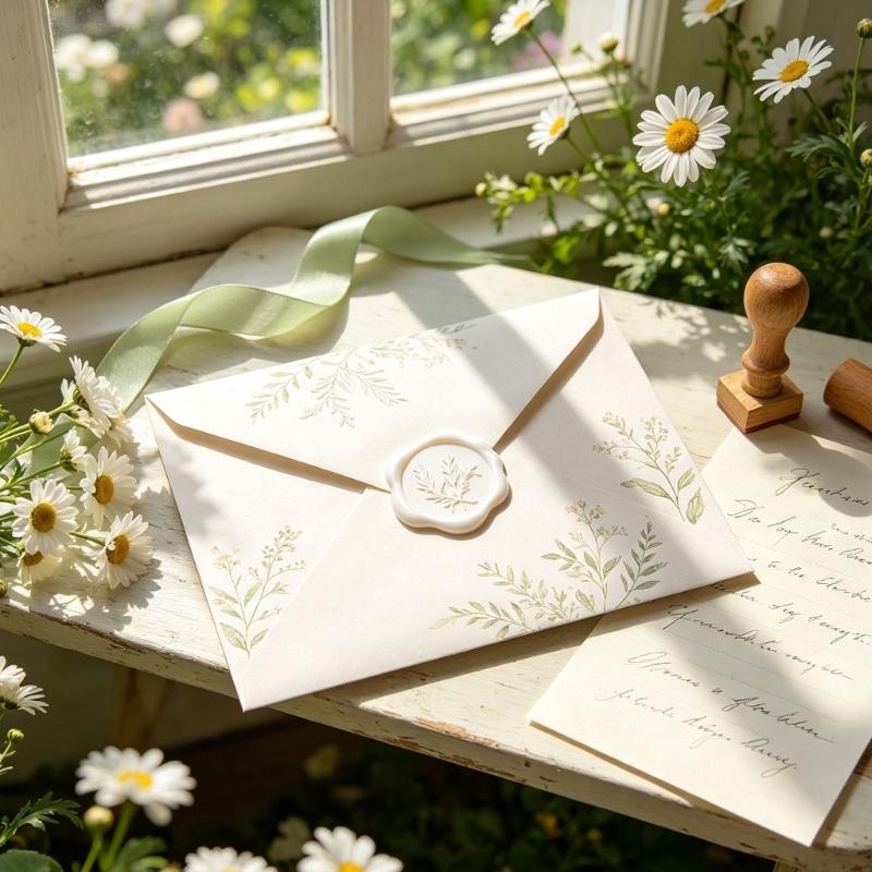 Wax Seal Labels with Adhesive Backing 60-Piece Raised Leaf Relief Stickers for Invitations, Envelopes, and Gift Packaging