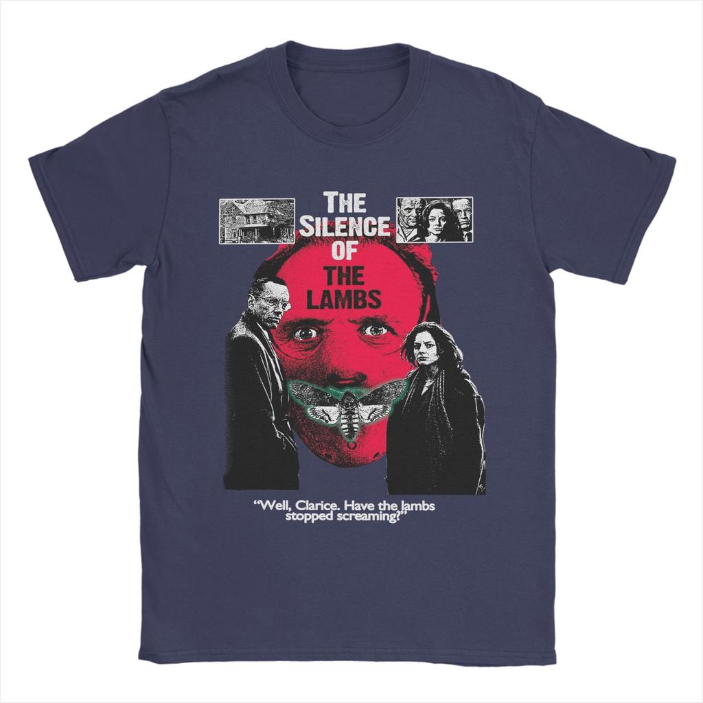 Men The Silence Of The Lambs T Shirt  100 Cotton Tops Fashion Short Sleeve Crew Neck Tees Plus Size TShirts