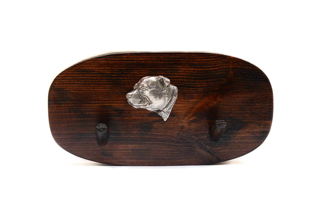 Staffordshire Bull Terrier, Staffy III – Accessory rack, dog medal rack | Art-Dog