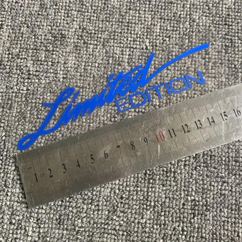 2Pcs LIMITED EDITION Car Stickers Car Styling Vinyl Decal Car Body Glass Decor Waterproof Reflective Sticker Motorcycle Stickers