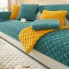 Winter Thick Dustproof Plush Sofa Mat Warm Fabric Plush Milk Plush Cushion Simple Modern Anti Slip Sofa Cover
