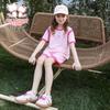 Fuluomi Girls' Summer Casual Sportswear Set
