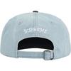 Supreme Pigment Coated 2-Tone S Logo 6-Panel Denim