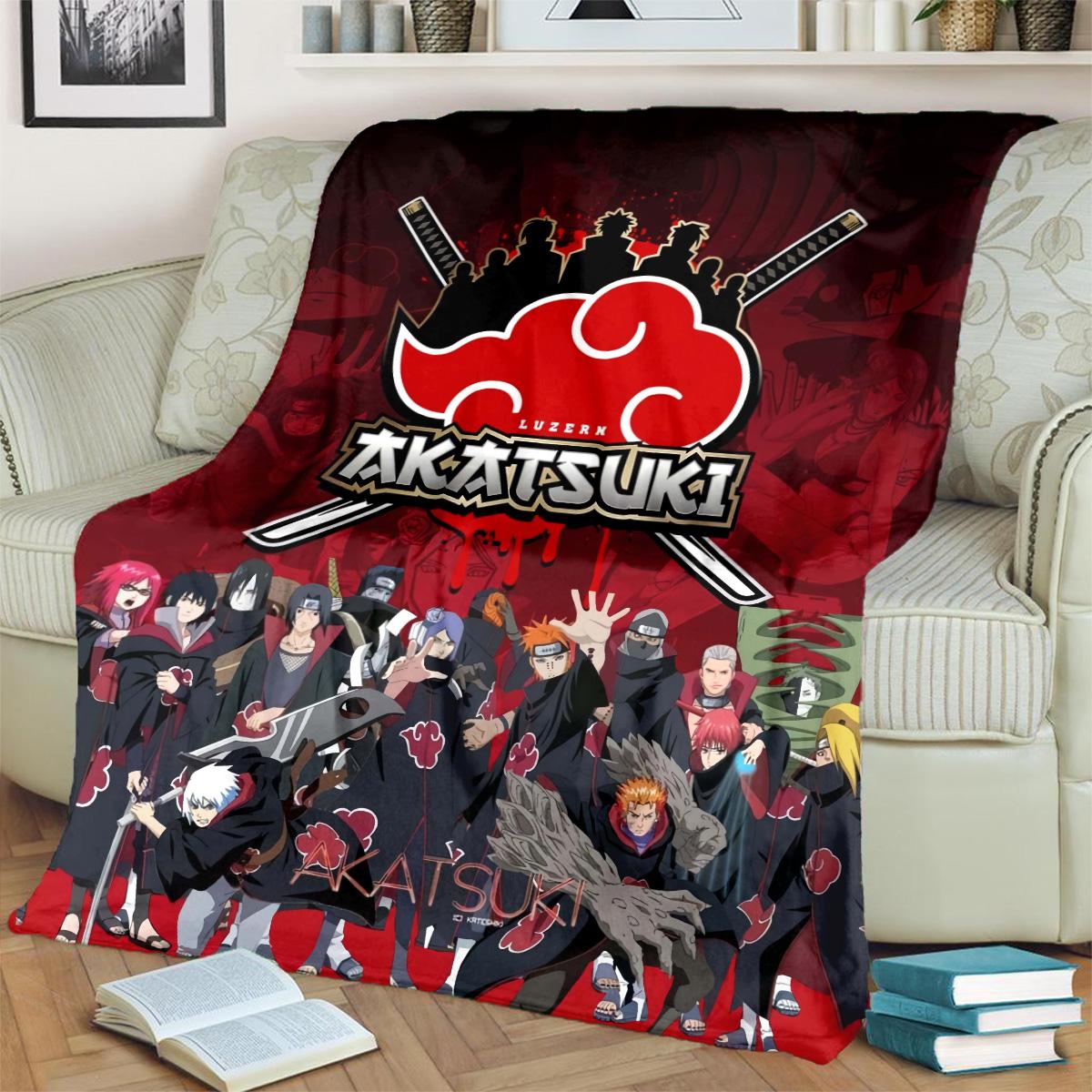 

Anime-Print Blanket Warm Comfortable Flannel Blanket for Bedrooms, Sofas, Beds, Chairs, Picnics, Travel -LXR56 75x90cm