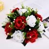15 Heads Real Happy Flower Mini Photography Photo Gift Valentine's Day Flowers 10 Colors Rose Flowers Decorative Home Decorative
