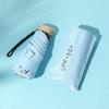 Mini Compact Pocket Umbrella Sun Anti Uv 5 Fold Rain Windproof Portable Travel