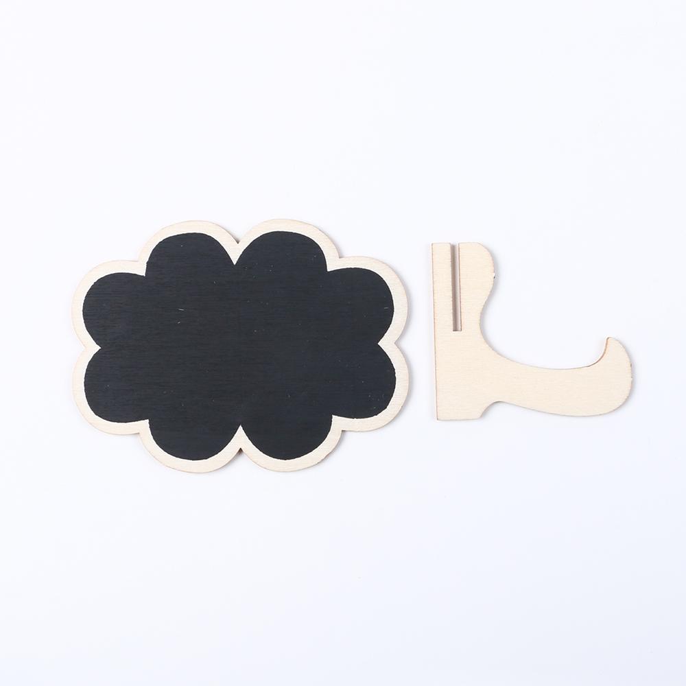 10Pcs Chalkboard Labels With Easel Mini Chalkboard Signs Wooden Chalkboards for Weddings Birthday Message