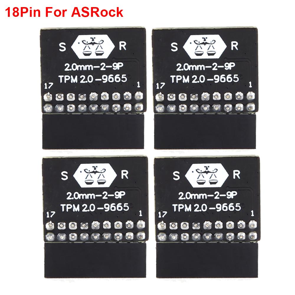 10-1PCS TPM 2.0 Encryption Security Module Board 4GB For ASUS ASRock MSI ASRock GIGABYTE LPC 14/18/20 Pin Motherboards Card