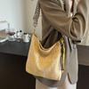 Fashionable Retro Crossbody Tote Bag Stylish Korean Summer 2024 Large Capacity Handbag