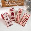 In Stock: New Christmas Bow Ribbon - Imitation Hemp Holiday Decoration Supplies
