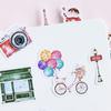 46PCS Travel Stickers  Innovative Diverse Styles Decorative Stickers for Scrapbook Vacation Album