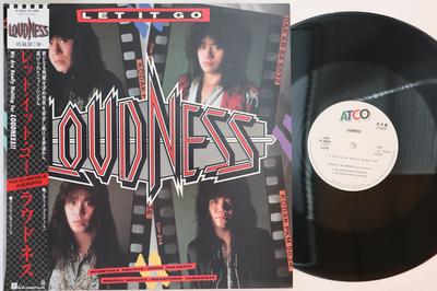 12inch Record LOUDNESS  Let It Go P3601PROMO ATCO 1986 Japan Obi Japanese PopRock Used