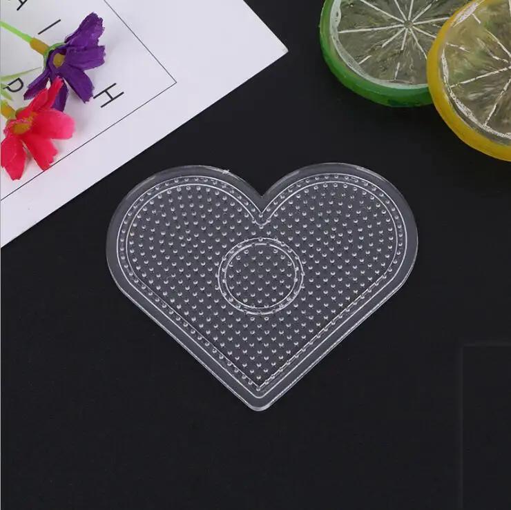 2.6mm Hama Beads Pegboard Transparent Template Board Pixel Art Puzzle Square Tool DIY Figure Material Board Perler Beads