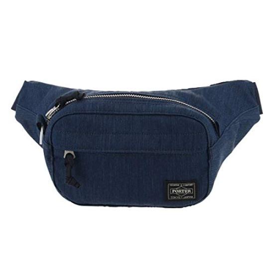 

[Porter] Waist Bag Porter Denim Men s 892-15105 Yoshida Bag PORTER DENIM Body Bag Made in Japan [50] Navy