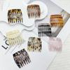 French Style Small Hair Comb Clip Simple Acetic Acid Hair Styling Accessories for Women Girls Tangle-free Broken Hair Fixed Clip
