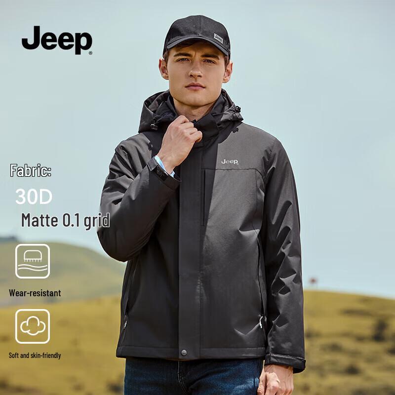 JEEP Men s Windproof Waterproof Outdoor Jacket 3XL