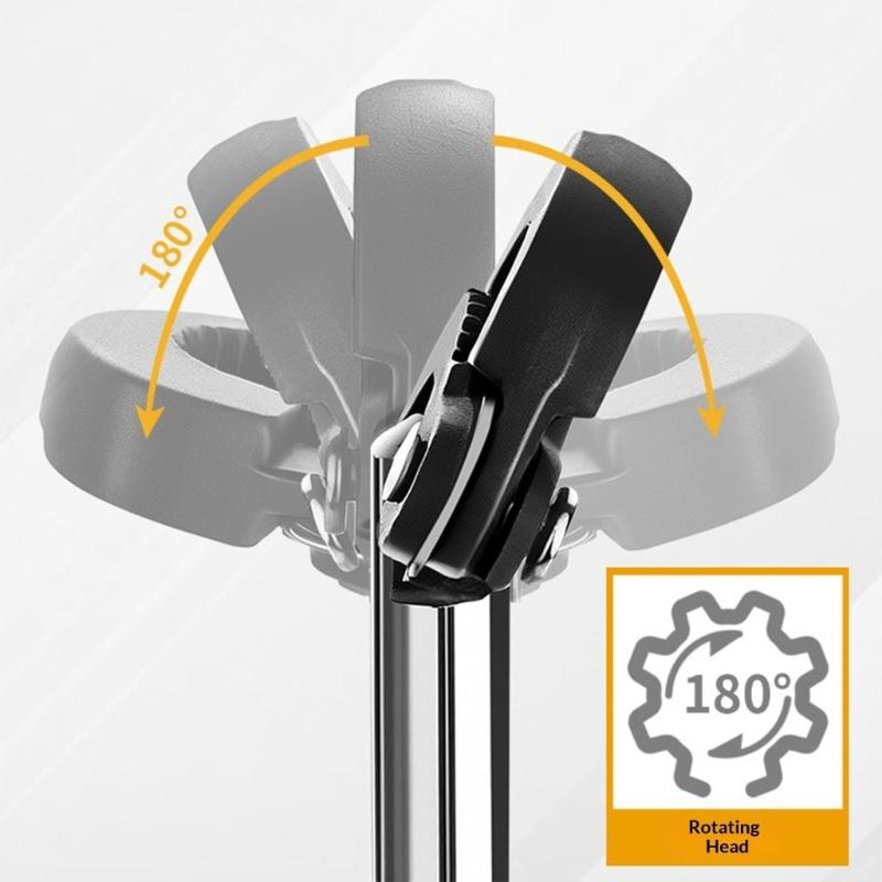 Adjustable T Shaped Wrench for Bathroom and Kitchen Use Flat Design Tight Space Ergonomic Handle Sturdy Steel Construction