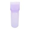 Root Comb Applicator Bottle Semi Transparent Oil Applicator Bottle for Hair Dye 160ml for Home Salon