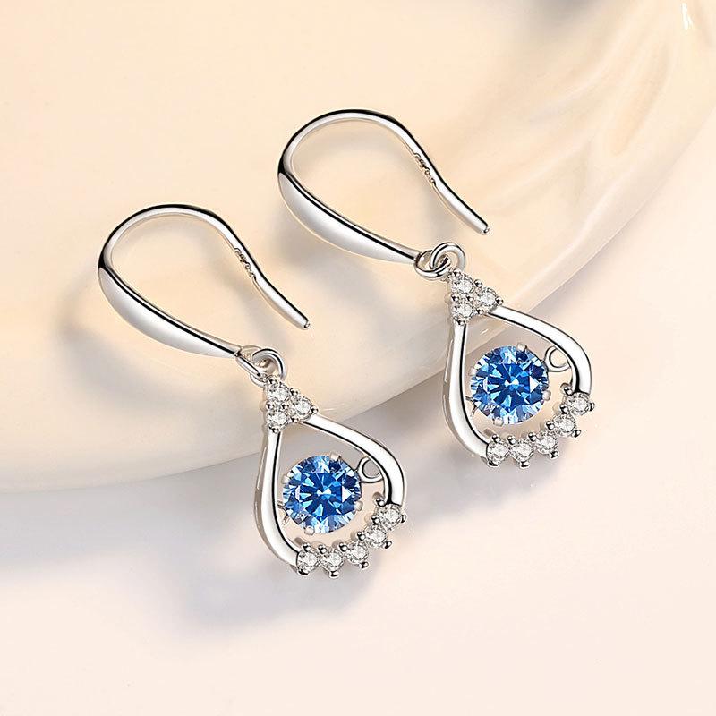 

Гибкие серьги-крючки в форме капли воды для женщин, простые и универсальные серьги