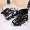 Winter Children's Fashionable Fleece Warm High Top Outdoor Cotton Boots Snow Boots Casual Cotton Shoes