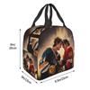 Heated Rivalry Humorous Insulated Lunch Bag Hollander and Ilya Rozanov Storage Food Box Portable Cooler Thermal Lunch Boxes