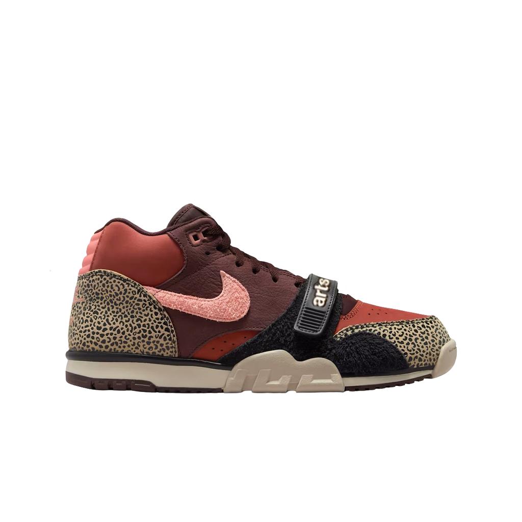 Arts-Rec x Nike Air Trainer 1 SB Para Uso Recreativo Tênis Unissex Cinza Pedra Calcária Rosa-Quartzo IF0501-200