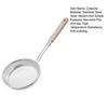 Edelstahl-Netz-Schaumlöffel mit Holzgriff Doppelschicht-Sieb-Passiergerät zum Frittieren, Abtropfen, Blanchieren Hitzebeständiges Küchensieb