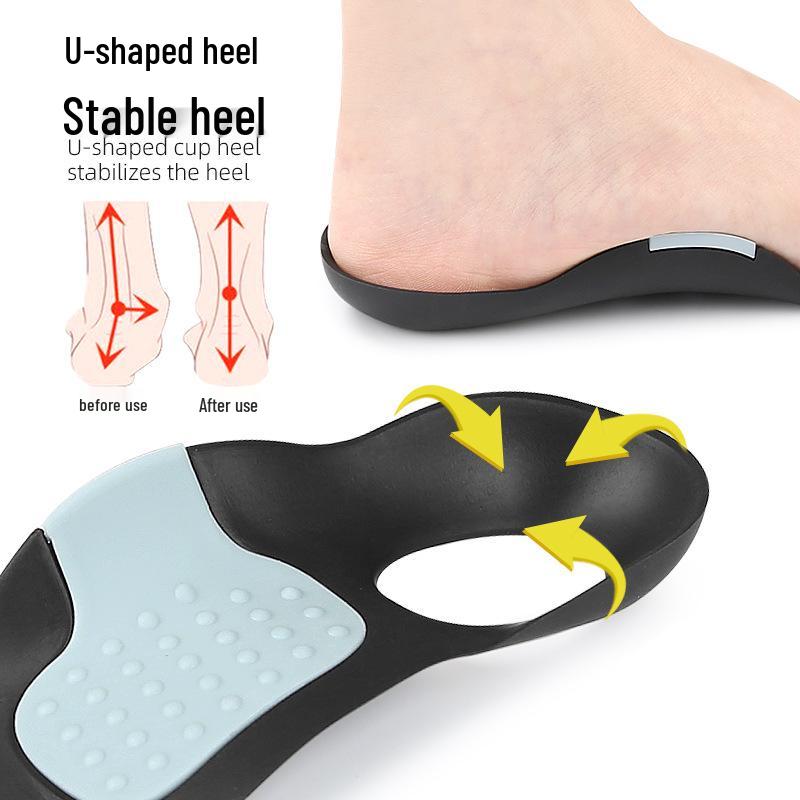 Adjustable Height Insole for Arch Support and Flat Feet